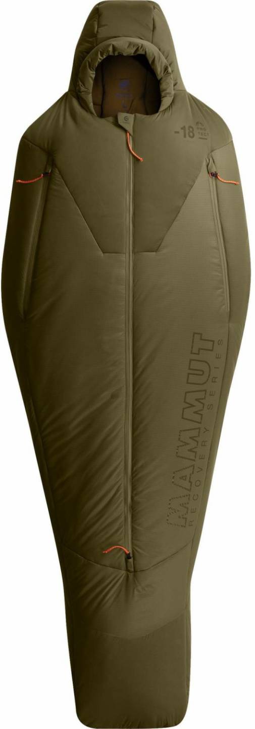 Schlafsäcke Mammut Protect Fiber Bag -18C S, Olive