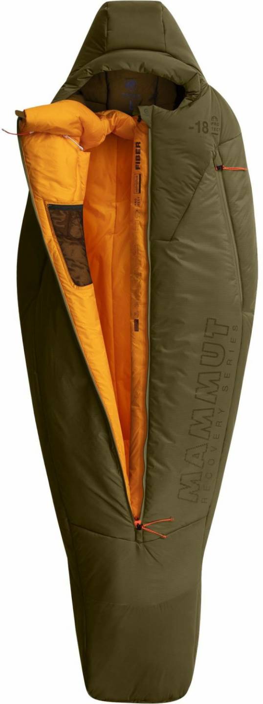 Schlafsäcke Mammut Protect Fiber Bag -18C S, Olive