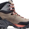 Outdoorbekleidung Mammut Trovat Tour High GTX Womenbungee/apricot y