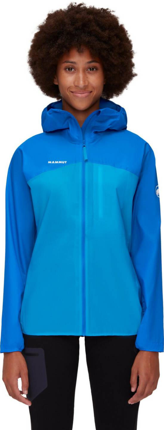 Outdoorbekleidung Mammut Kento Light HS Hooded Jacket Women (1010-27770)ice/gentian