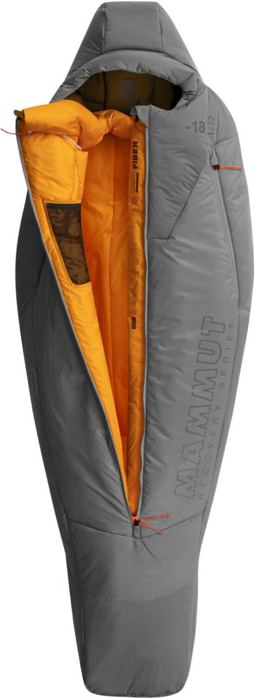 Mammut Protect Fiber Bag -18C L, Titanium Schlafsäcke